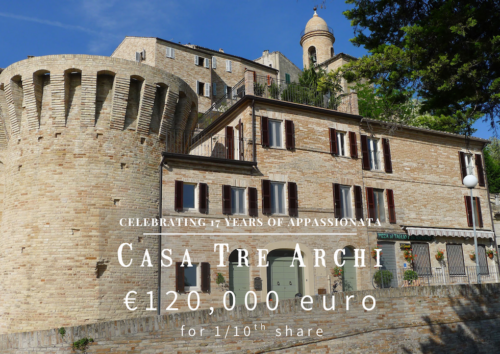 Shared Ownership property for sale in Petritoli, Fermo, Marche, Italy – 3 bedrooms, 3 bathrooms, €120,000 – Ref Casa Tre Archi